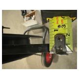 Uline Strapping Tools. Includes Cart with Some Banding, Cutter, Crimper, Tightener, Extra Clips