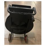 Uline Strapping Tools. Includes Cart with Some Banding, Cutter, Crimper, Tightener, Extra Clips