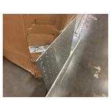 Two Sheets of Aluminum with holes and magnets. 26"x38"x1/4"