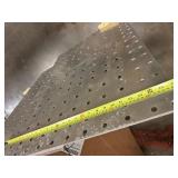 Two Sheets of Aluminum with holes and magnets. 26"x38"x1/4"