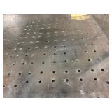 Two Sheets of Aluminum with holes and magnets. 26"x38"x1/4"