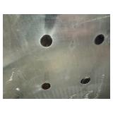 Two Sheets of Aluminum with holes and magnets. 26"x38"x1/4"