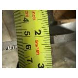 Two Sheets of Aluminum with holes and magnets. 26"x38"x1/4"