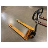 Liftrite Pallet Jack.  Needs attention. Believe chain broke in handle.