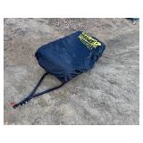 Otter II Den Flip-Over Portable Ice Fish House. Includes cover, plastic sled and tow bar.