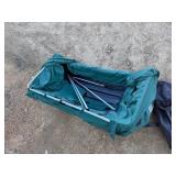 Otter II Den Flip-Over Portable Ice Fish House. Includes cover, plastic sled and tow bar.