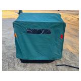 Otter II Den Flip-Over Portable Ice Fish House. Includes cover, plastic sled and tow bar.