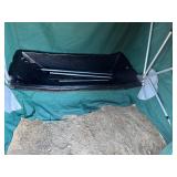 Otter II Den Flip-Over Portable Ice Fish House. Includes cover, plastic sled and tow bar.