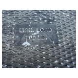 Louisville Three Step Ladder with Wheels and Handle 300 lb Capacity