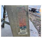 Louisville Three Step Ladder with Wheels and Handle 300 lb Capacity