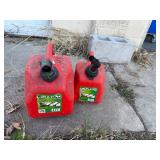 Two Gas Cans - 2.5 Gallon and 1.25 Gallon