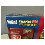 Kwikset Max Security Powerbolt-1000 Keyless Entry Kit with Free Matching Knob
