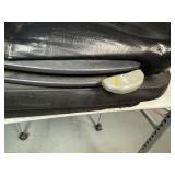 Forklift Seat. Adjustable, Seat Belt, Arm Rest, Back Storage Area. In very good condition