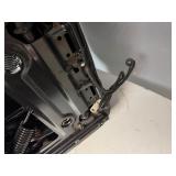 Forklift Seat. Adjustable, Seat Belt, Arm Rest, Back Storage Area. In very good condition