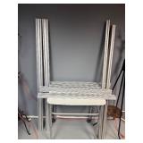 Nine Pieces Various Sized 80/20 Aluminum