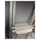 Nine Pieces Various Sized 80/20 Aluminum