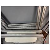 Nine Pieces Various Sized 80/20 Aluminum