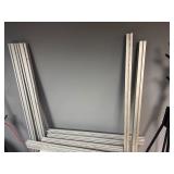 Nine Pieces Various Sized 80/20 Aluminum