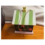 Four Unique Flower and Plant Containers with a Decorative Birdhouse