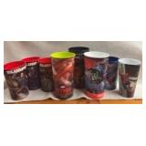 Eight Superhero - 3D Cups Various Sizes