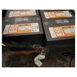 Four CD Technologies UPS 12-300MR Batteries.