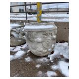 4 Large Concrete Landscaping Urns