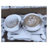 4 Large Concrete Landscaping Urns