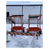 2 Solar Road Sign Trailers