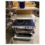 Rack of LKB Bromma Chart Recording Supplies (593548)