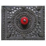 Antique Ornate Tibetan Prayer Box Gau Pendant