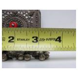 Antique Ornate Tibetan Prayer Box Gau Pendant