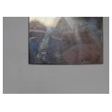 Larger Sculptural Sterling Silver & Amber Pendant