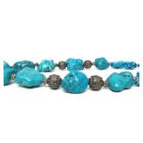 Lovely Large Oriental Turquoise Monkey Pendant