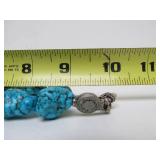 Lovely Large Oriental Turquoise Monkey Pendant