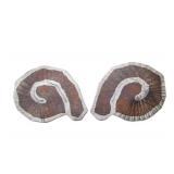 Larger Modernist Sterling Silver Earrings by Jan Suchodolski