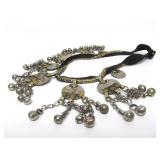 Old Vintage Tribal Afghani Large Coin Necklace