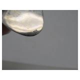 Modernist Sterling Silver Face Pendant