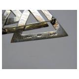 Large Sterling Silver Taxco Brooch w/Interlocking Triangles