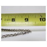 Excellent Berber/Moroccan Silver Pendant Necklace w/Handblown Glass Beads