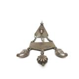 Large Vintage Bedouin Silver Pendant