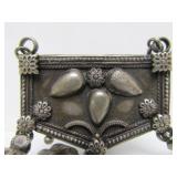 Large Vintage Bedouin Silver Pendant