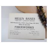 Beautiful Handmade "Fiber Works" Necklaces & Earrings by Helen Banes