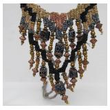 Beautiful Handmade "Fiber Works" Necklaces & Earrings by Helen Banes