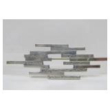 Vintage Sculptural Modernist Sterling Silver Brooch by Aaron Rubenstein