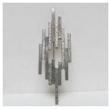 Vintage Sculptural Modernist Sterling Silver Brooch by Aaron Rubenstein