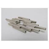 Vintage Sculptural Modernist Sterling Silver Brooch by Aaron Rubenstein