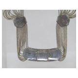 Outstanding Sterling Silver Enameled Necklace & Bracelet Set