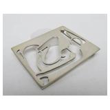 Sterling Silver Picasso Style Cutout Figural Brooch