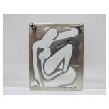 Sterling Silver Picasso Style Cutout Figural Brooch