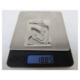 Sterling Silver Picasso Style Cutout Figural Brooch